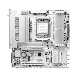 MB Asrock B850M CHALLENGER WIFI WHITE AM5 4xDDR5 M.2 W7+BT5.4 HDMI mATX, White