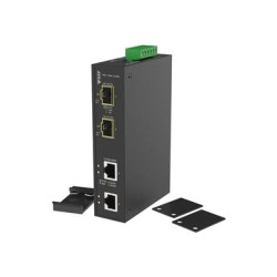 AXIS TU8008 - Konvertor sítových médií - 1GbE - 10 100 1000Base-T - RJ-45 SFP (mini-GBIC) - kompatibilní s TAA