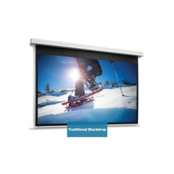 Da-Lite DescenderPro - Projekcní obrazovka - montáž na strop - motorizovaná - 230 V - 113.39" (288 cm) - 4:3 - matne bílý - RAL 9016