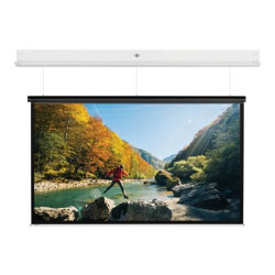 Da-Lite DescenderPro - Projekcní obrazovka - montáž na strop - motorizovaná - 230 V - 94" (238 cm) - 4:3 - matne bílý - RAL 9016
