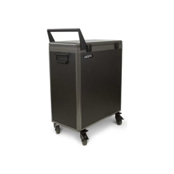 DICOTA - Vozík (nabíjení, zabezpecení a transport) - pro 16 netbooku tabletu - EU version - uzamykatelný - hliník, polypropylen - velikost obrazovky: až do 16"