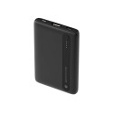 dbramante1928 re-charge - Power banka - 5000 mAh - 2 výstupní konektory (USB-C, USB) - na kabelu: USB-C - cerná