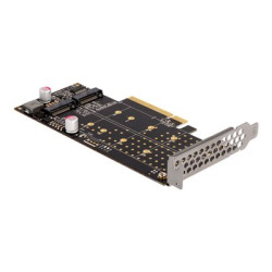 Delock PCI Express x8 Card to 2 x internal NVMe M.2 Key M - Bifurcation - Radic úložište - M.2 - M.2 NVMe Card - nízký profil - PCIe 4.0 x8