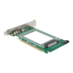 Delock - Radic úložište - 2.5" - U.2 NVMe SATA 6Gb s - PCIe 4.0 x16