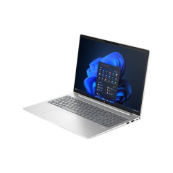 HP ProBook 4 G1i Notebook - AI PC - design se závěsem 177 stupňů - Intel Core Ultra 5 - 225U až 4.8 GHz - Win 11 Pro - Intel Graphics - 16 GB RAM - 512 GB SSD NVMe - 16" IPS 1920 x 1200 - Gigabit Ethernet - Wi-Fi 6E, Bluetooth - stříbrná - kbd: česká slovenská - s HP 3 roky podpory mimo místo pro notebooky