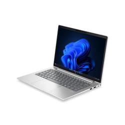 HP ProBook 4 G2a Notebook - AI PC - design se závesem 177 stupnu - AMD Ryzen 5 - 230 až 4.9 GHz - Win 11 Pro - Radeon 760M - 16 GB RAM - 512 GB SSD NVMe - 14" IPS 1920 x 1200 - Gigabit Ethernet - Wi-Fi 6E, Bluetooth - stríbrná - kbd: ceská slovenská - s HP 3 roky podpory mimo místo pro notebooky