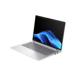 HP ProBook 4 G1i Notebook - AI PC - design se závěsem 177 stupňů - Intel Core Ultra 5 - 225U až 4.8 GHz - Win 11 Pro - Intel Graphics - 16 GB RAM - 512 GB SSD NVMe - 14" IPS 1920 x 1200 - Gigabit Ethernet - Wi-Fi 6E, Bluetooth - stříbrná - kbd: česká slovenská - s HP 3 roky podpory mimo místo pro notebooky