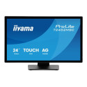 iiyama ProLite T2452MSC-B2AG - LED monitor - 24" (23.8" zobrazitelný) - dotykový displej - 1920 x 1080 Full HD (1080p) - IPS - 420 cd m? - 1300:1 - 5 ms - HDMI, DisplayPort - reproduktory - matná cern