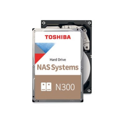 Toshiba N300 NAS - Pevný disk - 16 TB - interní - 3.5" - SATA 6Gb s - 7200 ot min. - vyrovnávací paměť: 1 GB