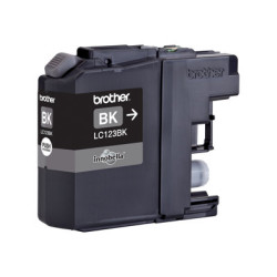 Brother LC123BK - Černá - originální - inkoustová cartridge - pro Brother DCP-J100, DCP-J105, DCP-J132W, DCP-J4110DW, DCP-J552DW, DCP-J752DW