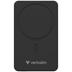 VERBATIM Powerbanka Charge 'n' Go Essentials, Magnetická, 10000 mAh, USB-C, Černá
