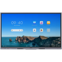 HIKVISION IFP 86" 4K, 8GB 128GB storage, 400 nit, 50 points, Android 14, USB, HDMI, Wifi ,BT, LAN EDLA, speaker
