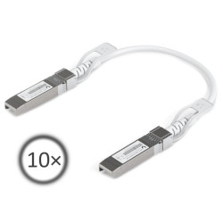 Ubiquiti DAC patch 25G - DAC kabel, SFP28, SFP+, SFP, rychlost 25 10 1 Gbit, bílý, délka 0,15m, sada 10ks