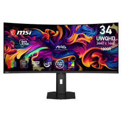 MSI MAG 341CQP X28 34" QD-OLED UWQHD 280Hz 0,03ms Černá 3R