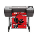 HP DesignJet Z6 PostScript - 24" tisk na velký formát - barva - tryskový - Role (61 cm) - 2400 x 1200 dpi - až 66.9 m2 hod (mono) až 66.9 m2 hod (barevný) - kapacita: 1 role - Gigabit LAN, USB 2.0 - řezačka