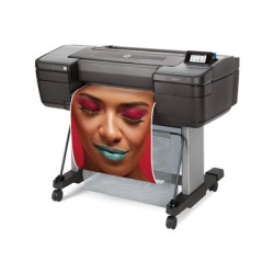 HP DesignJet Z9+ PostScript - 24" tisk na velký formát - barva - tryskový - Role (61 cm) - 2400 x 1200 dpi - až 55.7 m2 hod (mono) až 55.7 m2 hod (barevný) - kapacita: 1 role - Gigabit LAN, USB 2.0 - řezačka