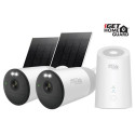 iGET HOMEGUARD HGWNK108402S - Wire-free 2K NVR 10CH + 2x bateriová kamera