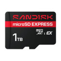 SanDisk - Pametová karta flash - 1 TB - UHS-I - microSD PCI Express Gen 3.1 UHS-I