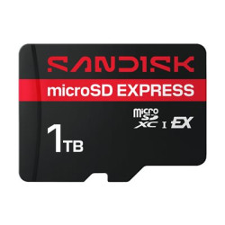SanDisk - Pametová karta flash - 1 TB - UHS-I - microSD PCI Express Gen 3.1 UHS-I