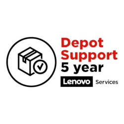 Lenovo Expedited Depot Repair - Prodloužená dohoda o službách - náhradní díly a práce (pro notebooky) - 5 let - vyzvednutí a vrácení - pro ThinkBook 13; 14; 15; ThinkPad 11e (5th Gen); ThinkPad Yoga 11e (4th Gen); 11e (5th Gen)