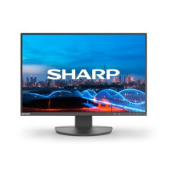 Sharp MultiSync EA241W - LED monitor - 24" (23.8" zobrazitelný) - 1920 x 1200 - IPS - 300 cd m? - 1000:1 - 5 ms - HDMI, DVI-D, VGA, DisplayPort - reproduktory - cerná