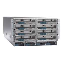 Cisco UCS 5108 Blade Server Chassis - Instalovatelný do racku 6U - až 8 zásuvné moduly (blade) - není zahrnut zdroj napájení