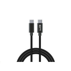 WG - Datový kabel Type-C na Type-C, 50 cm, černá
