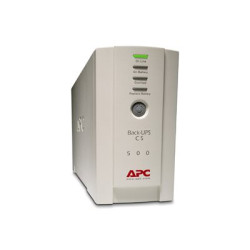 APC Back-UPS CS 500 - UPS - AC 120 V - 300 watt - 500 VA - 1 fáze - výstupní konektory: 6 - béžová - APC Take-Back - pro P N: AR106, AR106SH4, AR106SH6, AR109SH4, AR109SH6, AR112, AR112SH4, AR112SH6, NBWL0356A