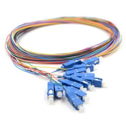 OPTIX LC APC Optický pigtail 09 125 2m 12ks barevné G657A EASY STRIP