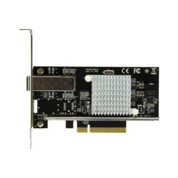 Startech 10G Network Card - MM SM - 1x Single 10G SPF+ slot - Intel 82599 Chip - Gigabit Ethernet Card - Intel NIC Card (PEX10000SFPI) - Sítový adaptér - PCIe 2.0 x8 - 10GbE - 10GBase-LR, 10GBase-SR, 10GBase-LRM - cerná - pro P N: SFP10GBBXDST, SFP10GBBXUST, SFP10GBLRMST, SFP10GBLRST, SFP10GBSRST, SFP10GBZRST