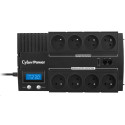 CyberPower BRICs Series II SOHO LCD UPS 1000VA 600W, české zásuvky