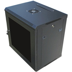DATACOM 19" rozvaděč nástěnný 6U 450 mm BK (sklo)