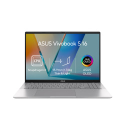 ASUS Vivobook S16 S3607QA-OLED111WZ SD-X1-26-100 16" WUXGA 32GB 512GB Adreno W11H Silver 2R
