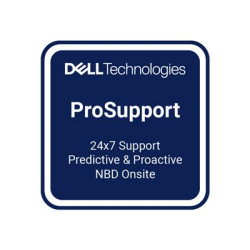 Dell Upgrade z 3 roky ProSupport na 4 roky ProSupport - Prodloužená dohoda o službách - náhradní díly a práce (pro notebooky) - 1 rok (4. rok) - na místě - 10x5 - doba vyřízení požadavku: příští prac. den