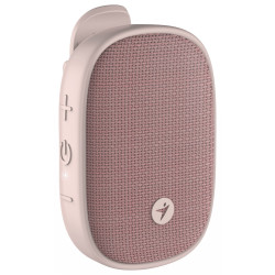 GENIUS repro SP-913BT Pink BT6.0 3W dobíjecí USB-C TWS IPX5 SOS Alarm růžové