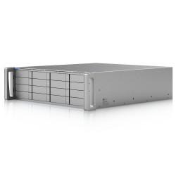 Ubiquiti UniFi Enterprise NAS - NAS server, 16x 2,5 3,5" slot HDD SSD, 2x M.2 NVMe, RAID, 1x10GbE, 2x SFP28, 2x hot-swap