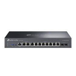 TP-Link ER7412-M2 OMADA VPN router (2xSFP WAN LAN,2x2,5GbELAN WAN,8xGbELAN,1xUSB3.0,fanless)