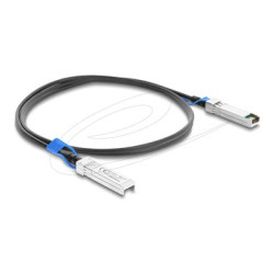 Delock - Kabel pro prímé pripojení 25GBase - SFP28 (M) do SFP28 (M) - 2 m - 4.5 mm - diaxiální - IEEE 802.3by - pasivní - cerná