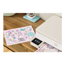 HP ENVY 6122 All-in-One - Multifunkční tiskárna - barva - tryskový - A4 (210 x 297 mm) (originální) - A4 (média) - až 8 stran min. (kopírování) - až 10 stran min. (tisk) - 100 listy - USB 2.0, Wi-Fi(ac) - OOV White with OOV white accents