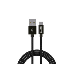 WG - Datový kabel Type-C na USB-A, 1 metr, černá