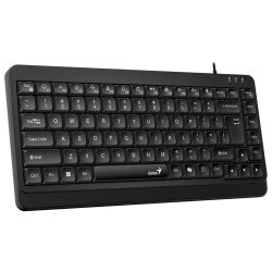 Genius LuxeMate 109, Klávesnice, drátová, CZ+SK layout, retro klávesy, Copilot AI, bez numerické části, USB, černá