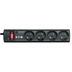 Eaton Protection Strip 4 FR, přepěťová ochrana, 4 zásuvky, 1m