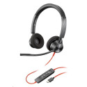 Poly Blackwire 3320 náhlavní souprava , USB-C A adaptér, stereo