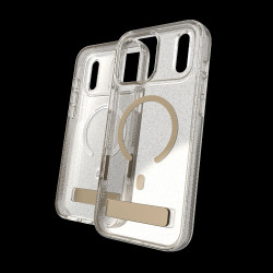 Case Milan Snap with Kickstand for Apple iPhone 18 Pro Max 17 Pro Max - Glitter Gold