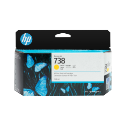 HP 738 130-ml Yellow DesignJet Ink Cartridge