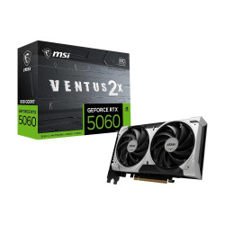 MSI VGA NVIDIA GeForce RTX 5060 8G VENTUS 2X OC V1, RTX 5060, 8GB GDDR7, 3xDP, 1xHDMI