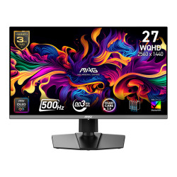 MSI MAG 272QP X50 26,5" QD-OLED QHD 500Hz 0,03ms Černá 3R