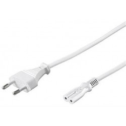 PremiumCord Kabel síťový 230V k magnetofonu 2m bílý