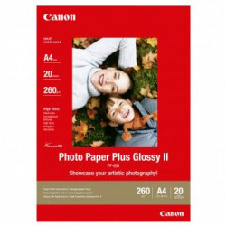 Canon Photo Paper Plus Glossy, foto papír, lesklý, bílý, A4, 260 g m2, 20 ks, PP-201 A4, inkoustový