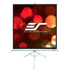 ELITE SCREENS plátno mobilní trojnožka 113" (287 cm) 1:1 203,2 x 203,2 cm Gain 1,1 case bílý